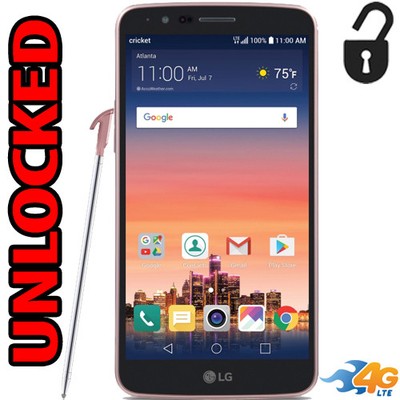 M430 Titan Network Unlock Code Unlock Lg Stylo 3 Smartphone Cricket