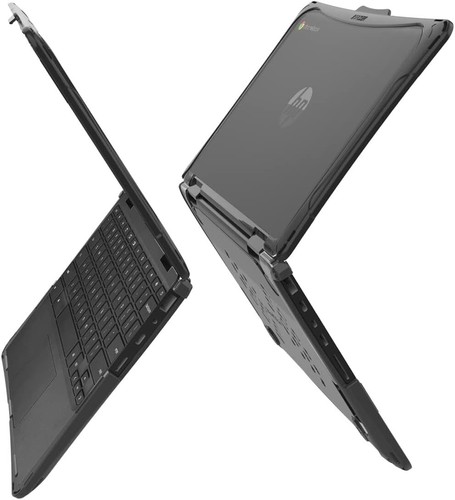 IBENZER Heavy Duty Case for HP x360 G4 EE Chromebook 11" (2-in-1) w/ Screen Lock - 第 3/6 張圖片