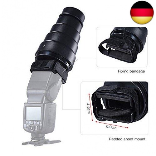 Andoer Snoot konisch leicht Modifier W/Filter von Farben wabenfrmig 50Grad für - Bild 2 von 8