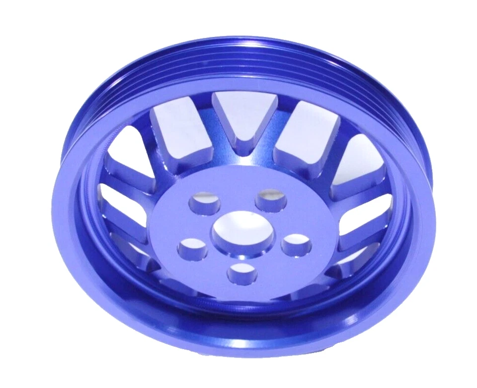 Polea de manivela para 06-12 VW Jetta/Beetle/Golf/Passat/Rabbite 2,5 L 2480CC DOHC AZUL Foto 4 de 4