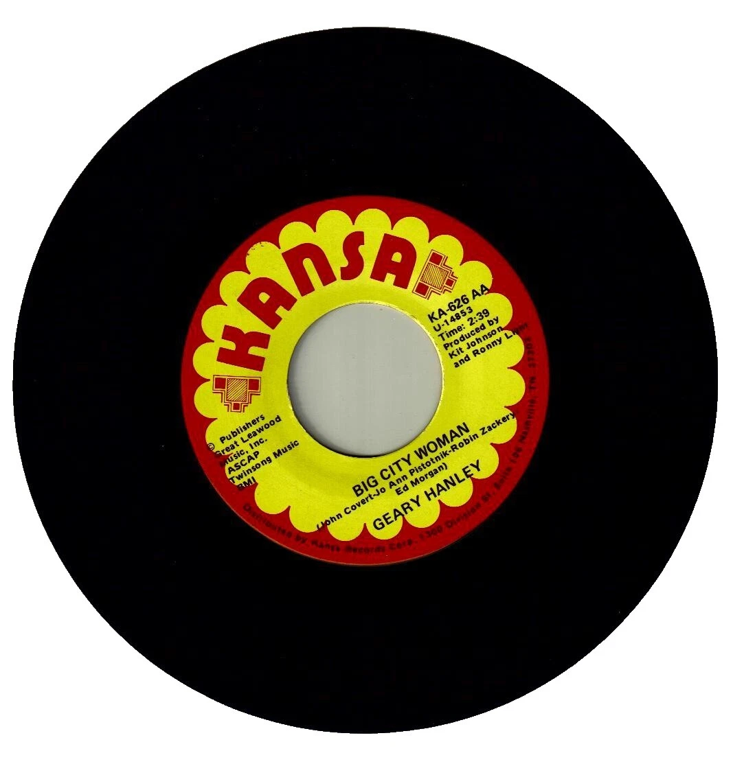 Kansas Country 45 об/мин скоростные виниловые пластинки