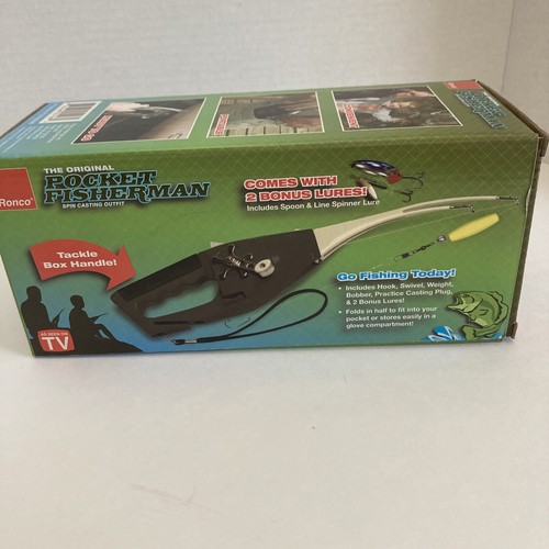 New in Box Ronco Original Pocket Fisherman Spincasting Outfit 2 Bonus