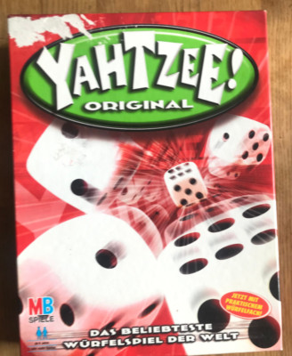 Yahtzee! Original Spiel von MB | Kniffel  