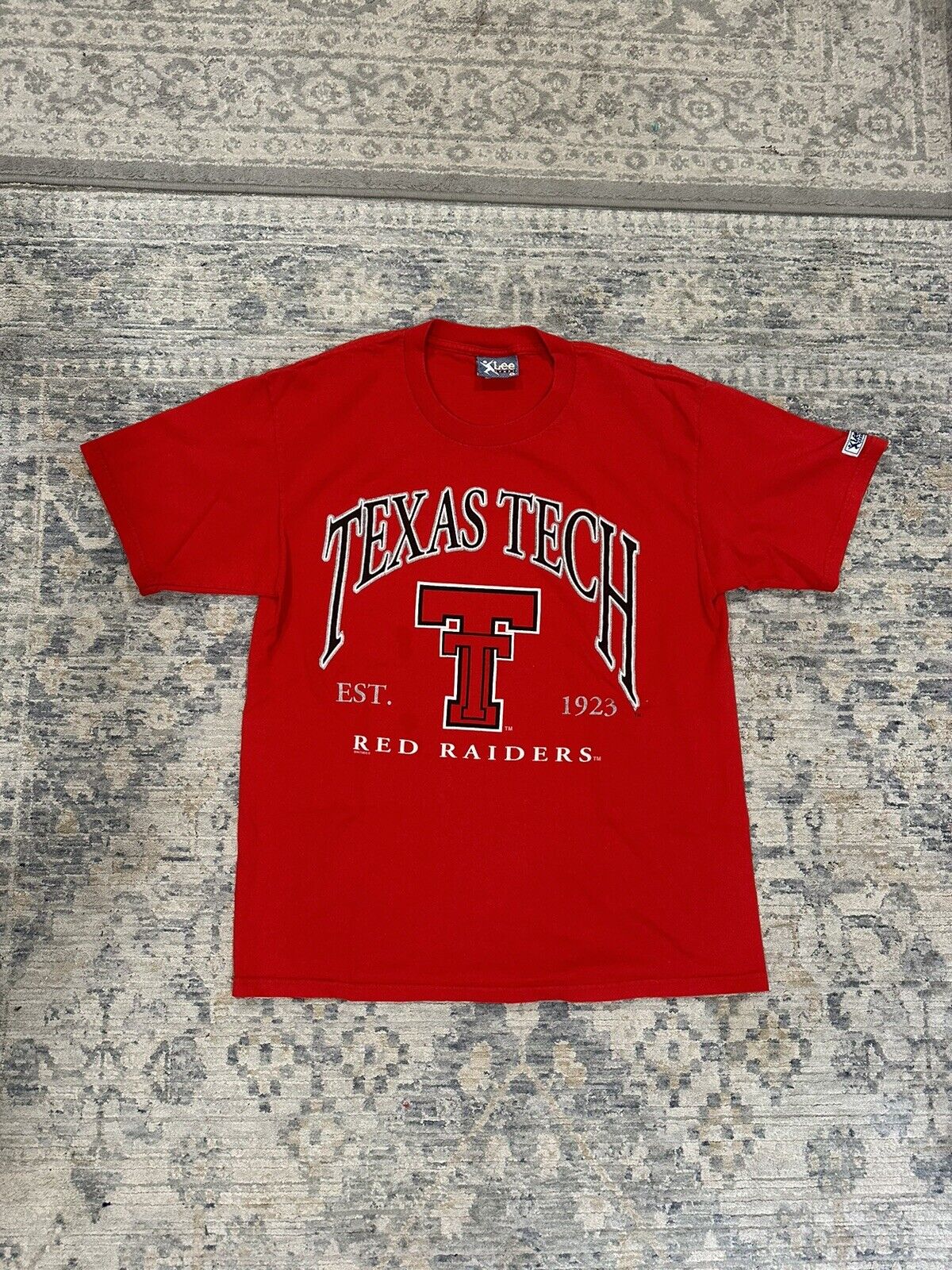 Vtg Texas Tech T-Shirt College Red Raiders Large … - image 2