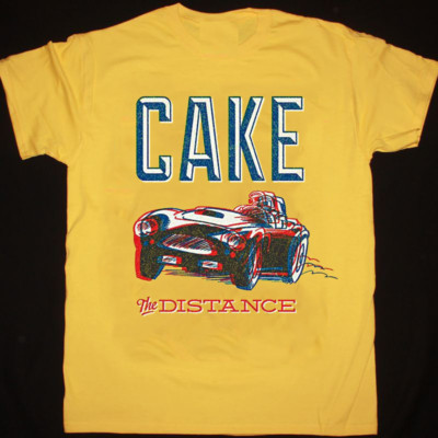 NEW Cake Band For Men Women Short Sleeve Yellow All Size Shirt AM149