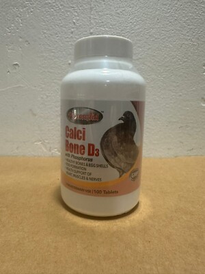 PIGEON CALCI BONE D3 - PALOMA PigeonAid, With Phosphorus - Free Shipping