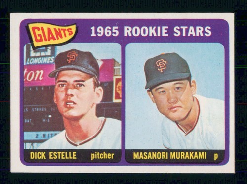 1965  TOPPS  BASEBALL  # 282  ROOKIE STARS  GIANTS    13634 - Afbeelding 1 van 2