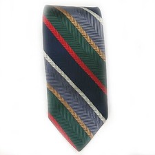 Ketch Retro Striped Silk Tie 3.5 x 56