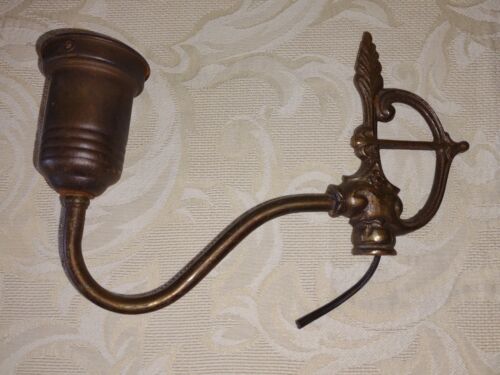 Antique Victorian Style Cast Metal Bridge Arm Light Socket For Floor Lamp - Picture 2 of 9