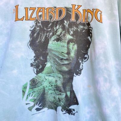 Vintage 2000 Jim Morrison Lizard King The Doors Band Tee Tie Dye
