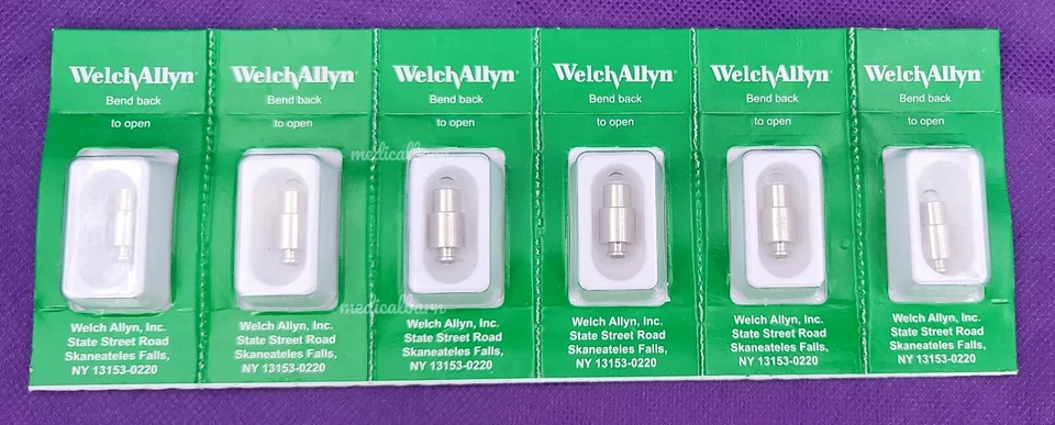 Welch Allyn 06500-U Halogen Lamp, BOX OF 6 Bulbs - NEW IN BOX - Image 2 of 4
