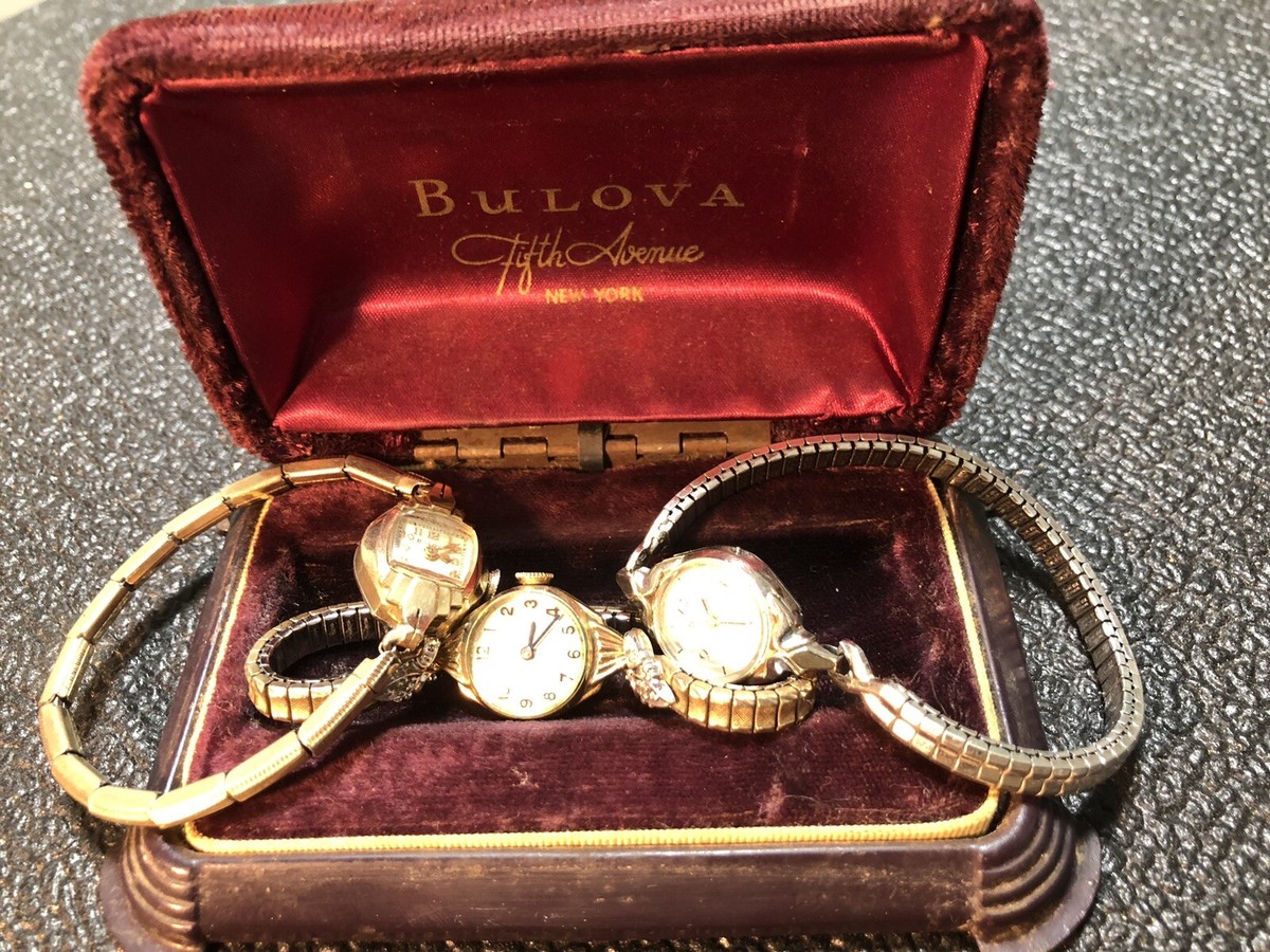 Vintage Bulova Mechanical Watch Lot Fifth Avenue New York Vintage Bulova Mechanical Watch Lot Fifth Avenue New York