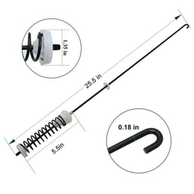 W10780045 Kit Aste Sospensione Lavatrice Per WTW4816FW2 WTW4616FW0 - Foto 2