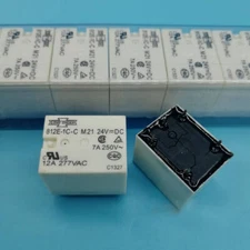 10PCS 812E-1C-C M21 24VDC For Song Chuan Power Relay 5 Pins 12A 277VAC