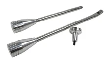 GM Steering Column Turn Signal Tilt Lever & Hazard Knob Kit Aluminum Hot Rod NEW