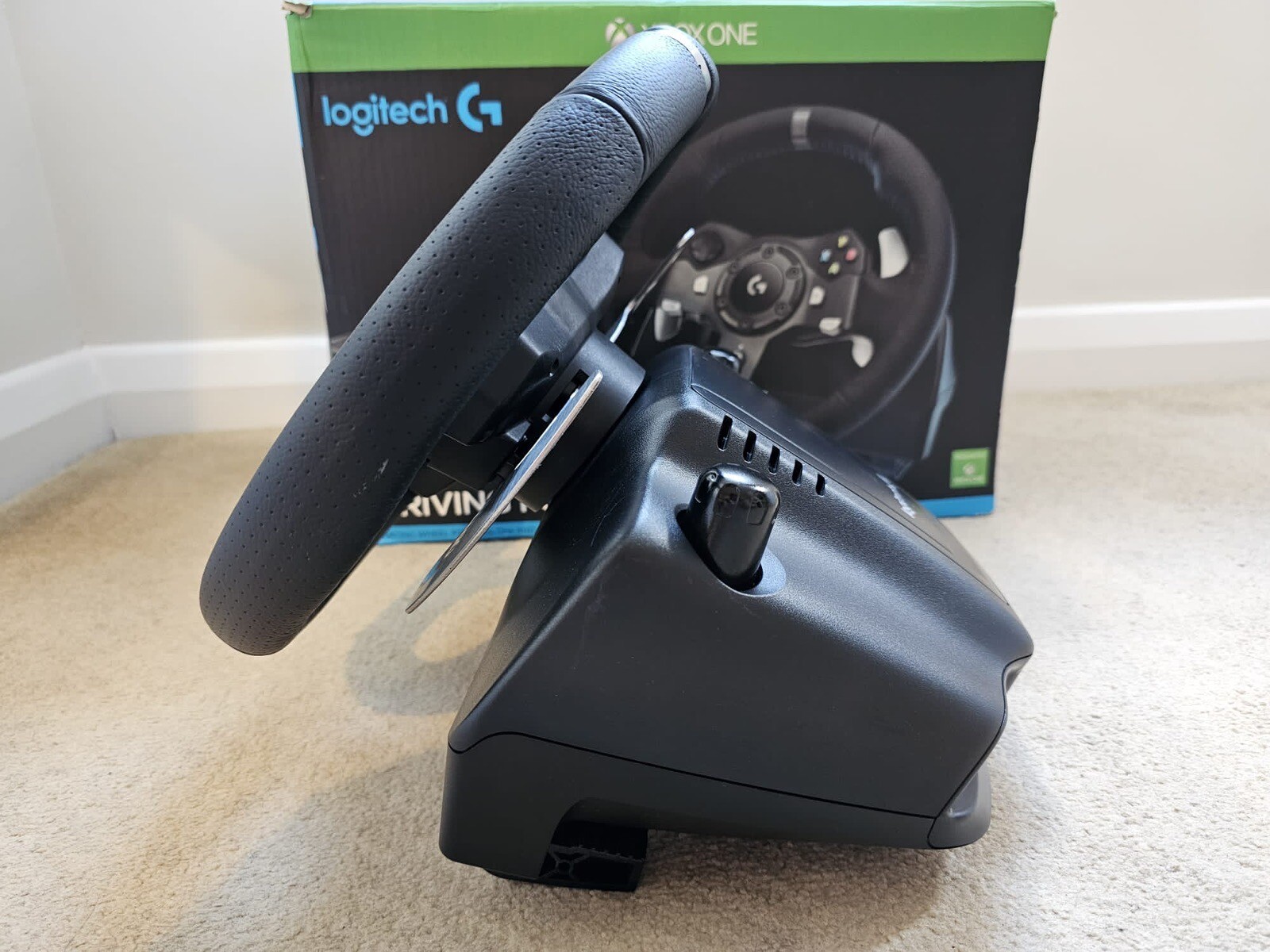 Logitech G920 Racing Steering Wheel Xbox/PC Boxed Great Condition eBay