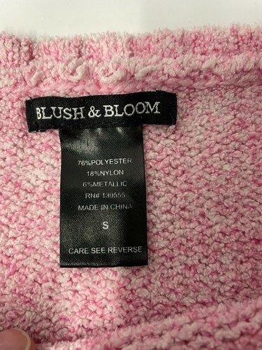 Blush & Bloom Pink and Metallic Sequin "SELFIE" Sweater - Picture 4 of 5