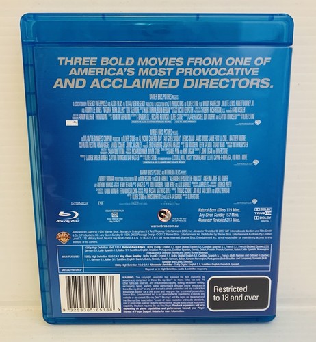 Natural Born Killers / Any Given Sunday / Alexander Revisited Blu Ray Region B - Picture 4 of 4