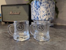 2 x Licor 43 Mini Beer Glass, Shot Glasses, New baby beer baby Guinness home bar