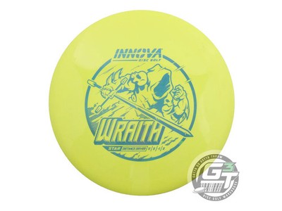 USED Innova Star Wraith 175g Yellow Blue Holo Foil Distance Driver Golf Disc