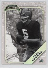 2009 Press Pass Legends Silver Holofoil 170/299 Paul Hornung #78 HOF c7w