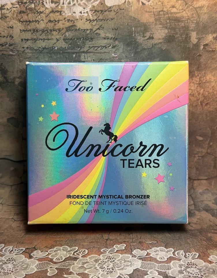 Too Faced Unicorn Tears Iridescent Mystical Bronzer-0.24 oz-NIB-Pristine Package - Image 2 of 4