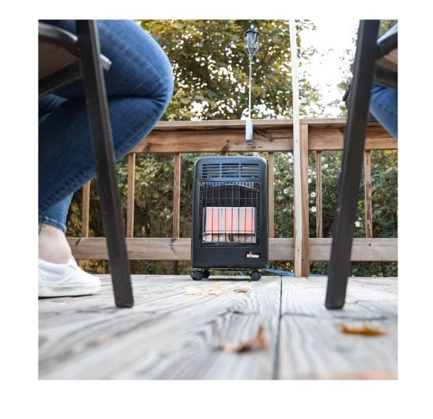 [OFERTA ESPECIAL] Mr. Heater Gabinete Calentador 18000 -BTU Exterior Propano Calentador Foto 3 de 4