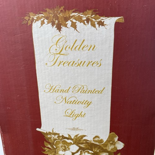 Golden Treasures Nativity Light Christmas Decoration Jesus 3 Wisemen Heavy - Picture 3 of 17