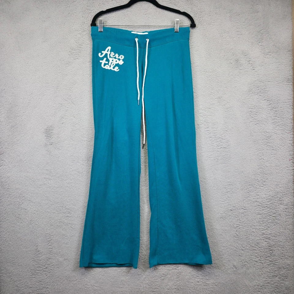 Aeropostale толстовка с капюшоном толстовки лот женщин M бирюзовый зеленый вышитый Athleisure читать - Изображение 4 из 4