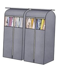 54'' Hanging Garment Bags for Closet Storage Sealed Completely 22''L x 54''H