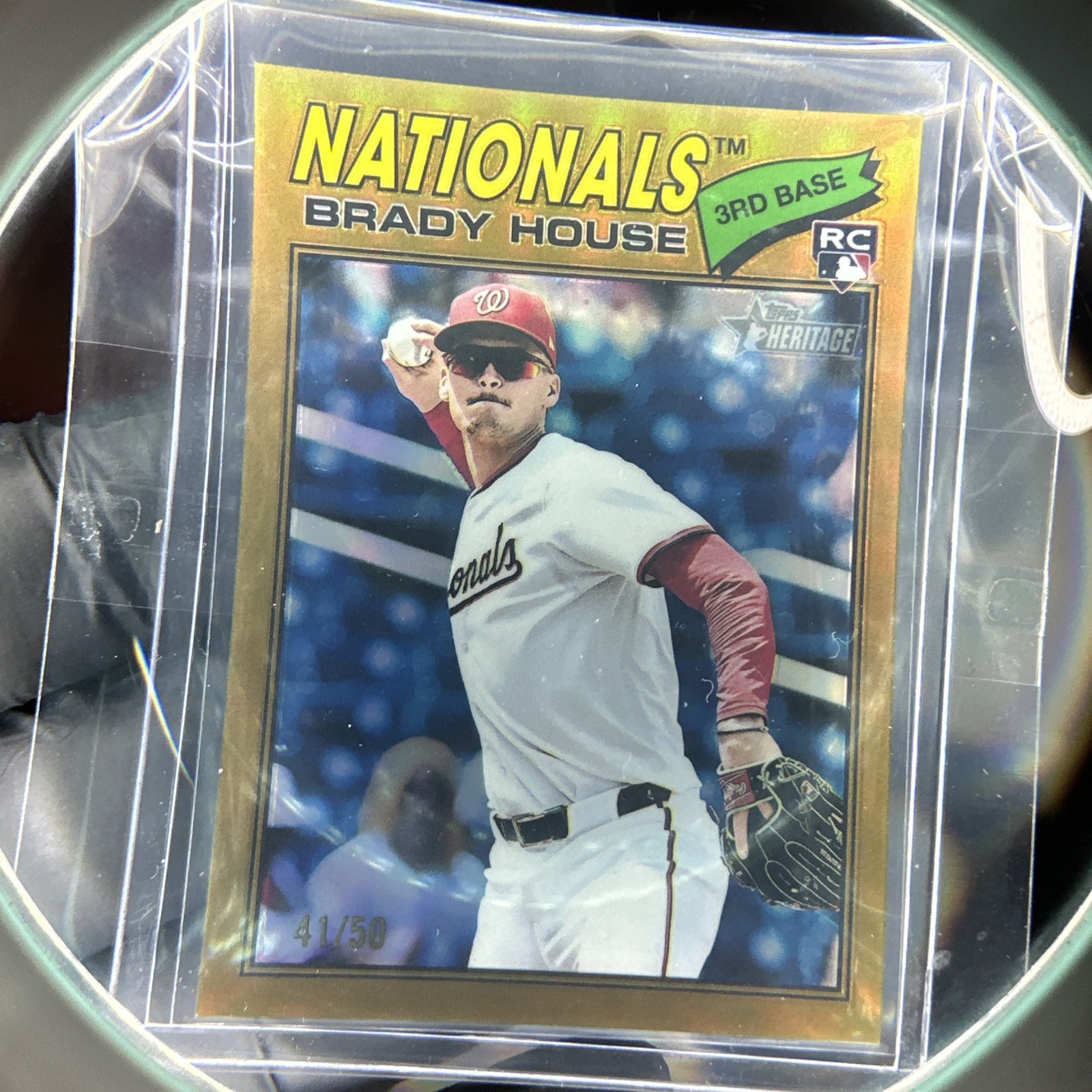 Brady House 2026 Topps Heritage Chrome #153 Gold /50