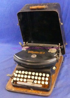 Wellington No. 2 Nr. 10279 Schreibmaschine alt antik Samlg. GAT 1780