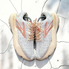 Brooks Glycerin 21 Women Running Shoes White Peach Size 11