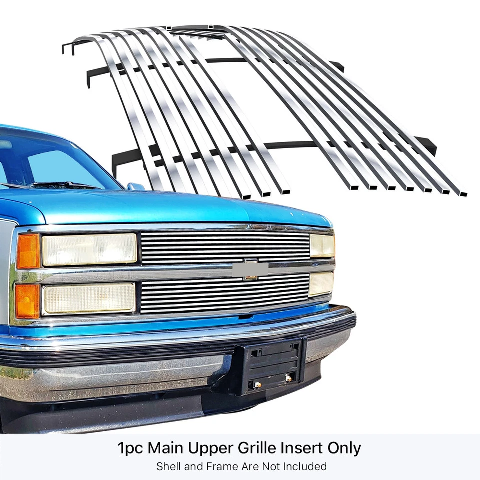 Fits 88-93 Chevy C/K Pickup/Suburban/Blazer Main Upper Billet Grille - Image 2 of 4