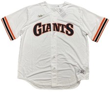 Nike XL X-Large San Francisco Giants Blank Cooperstown Classic White Jersey Men