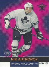 NIK ANTROPOV - 2000-01 Pacific Vanguard - Holo Purple /105 - Toronto Maple Leafs