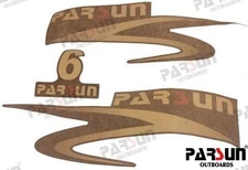 F6-08000000-6 - TOP COWLING STICKER FOR 6HP For Parsun Warranty Included
