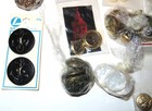 Lot of Miscellaneous Large and small Buttons Sewing Projects or Crafts. Brass — photo 5