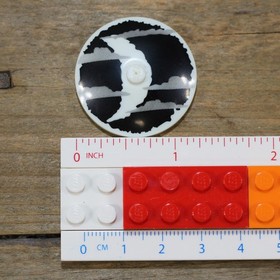 LEGO Monster Fighters 4x4 Glow in the Dark Cresent Moon Radar Dish 3960pb025