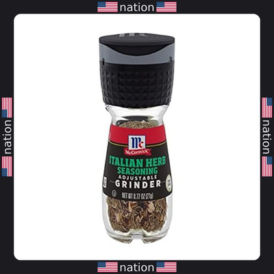 McCormick Italian Herb Seasoning Grinder - 0.77 oz Fresh Flavor Boost