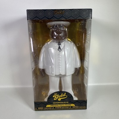 Funko Gold Notorious B.I.G. Rio White Suit Standard Vinyl Figur verpackt Premium
