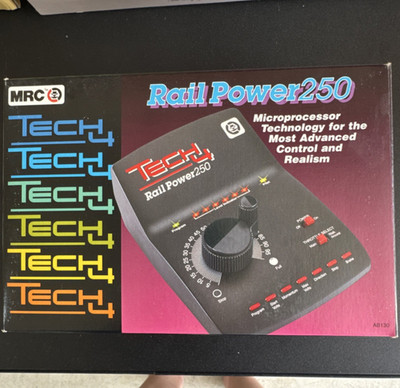MRC Tech 4 Rail Power 250 HO DC Transformer Power Pack Controller DCC 250W