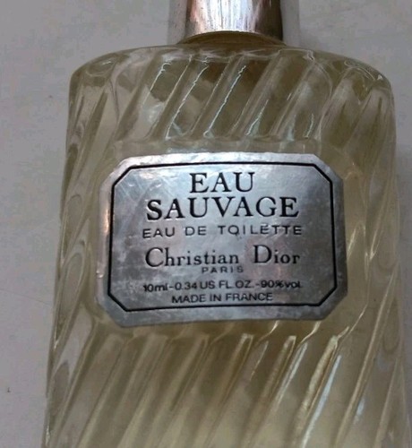 Eau Sauvage Eau De Toilette Mini Cologne Bottle - 0.34 Fl. Oz. - Made in France - Bild 4 von 4
