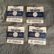 Vintage View Master Slide Picture Reel Lot Of 4 Kansas USA