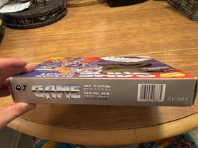 QJ video Game Action Replay SV-801 CIB complete NES Nintendo RARE nice shape