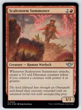 Scalestorm Summoner U Outlaws of Thunder Junction # 144 NM Foil