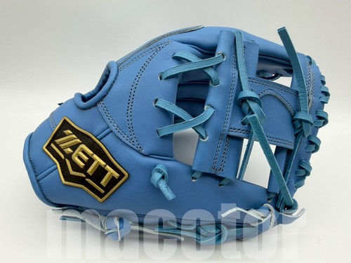 Guante de béisbol ZETT Special Pro Order 11,5" azul claro derecho raro limitado - Imagen 1 de 4