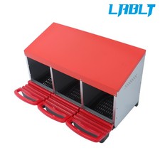 LABLT 3 Hole Chicken Nesting Boxes Laying Eggs Chicken Coop Hen Nest Box