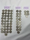 Lot of 59 Roosevelt Dimes 1946-1964 - 90% Silver