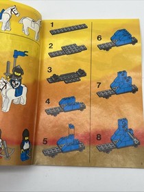 LEGO 6059 Black Knight's Stronghold | ONLY Instructions Manual | Vintage Castle